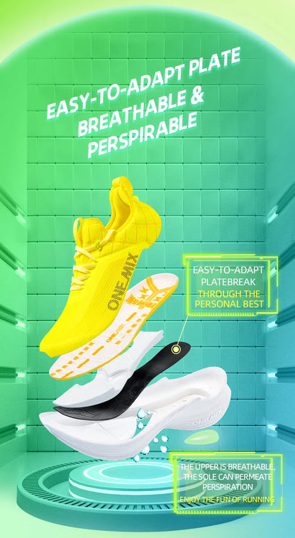 ONEMIX Carbon Plate Marathon Running Racing Shoes Professional Stable Support Shock-relief Ultra-light Rebound Sport Sneakers