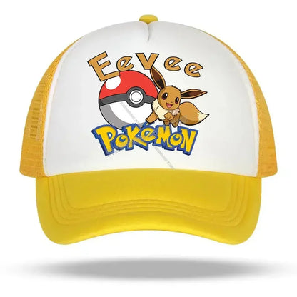 Pokemon Pikachu Baseball Cap Girls Women Hip Hop Yellow Hat Adult Lover Summer Sunhat Parent-child Outdoor Sport Shade Cap Gift