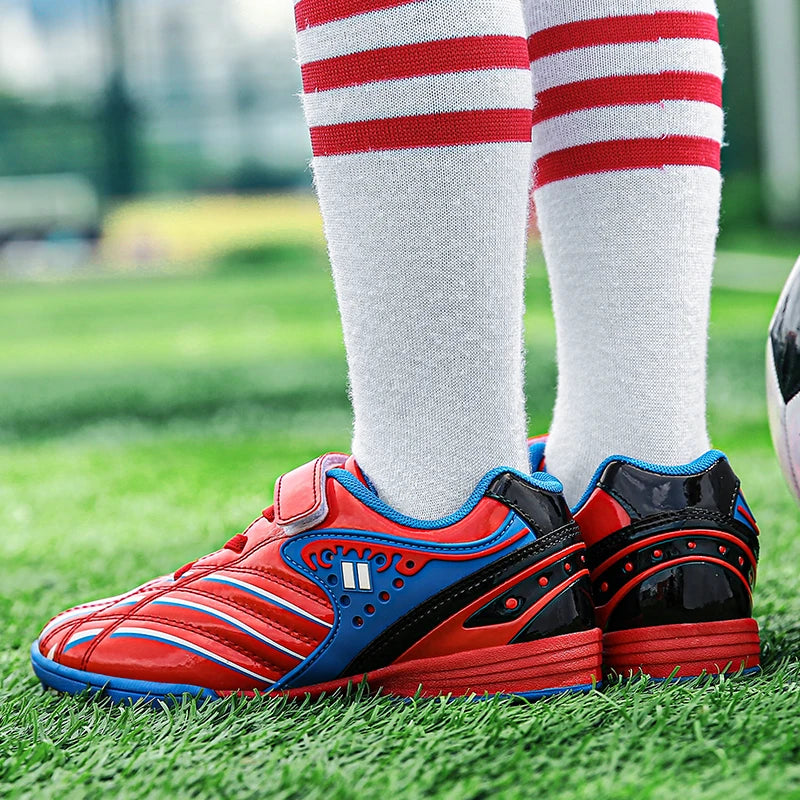 Chaussures de football pour enfants, crampons de soccer d'extérieur, chaussures de sport professionnelles pour garçons et filles, chaussures de terrain de football de haute qualité pour enfants 2026