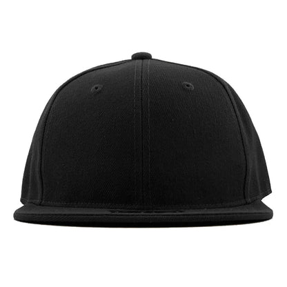 Casquette ajustée entièrement fermée, taille New York Plus Large, style « trucker » pour homme, visière plate, style hip-hop, unie, à fermeture à pression, sans logo, visière plate, bord large, style Era