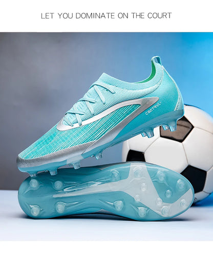 Scarpe da calcio TF da uomo, sneakers professionali per calcetto e futsal, scarpe da soccer casual da uomo di alta qualità per allenamento
