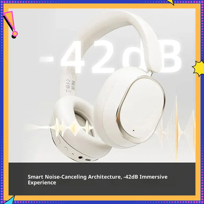 FiiO EH13 Headphones Over Ear Wireless Bluetooth Dynamic ANC Noise Reduction LDAC HiFi Audio Long Battery Life Game Headset Gift
