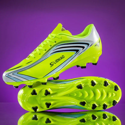Nouvelles chaussures de football pour hommes, baskets de haute qualité, crampons de futsal pour gazon, chaussures de football d'intérieur très vendues, chaussures d'entraînement antidérapantes pour l'extérieur
