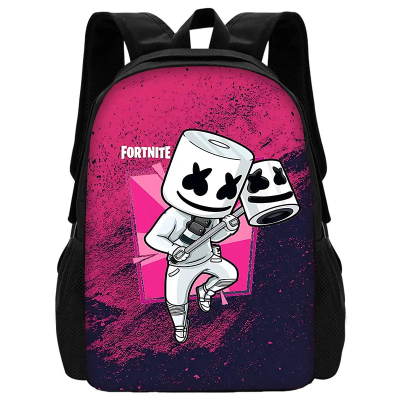 Beliebter FortniteS Schulrucksack für Kinder mit Umhängetasche und Federtaschen – Schultaschen für Jungen und Mädchen, ideales Geschenk
