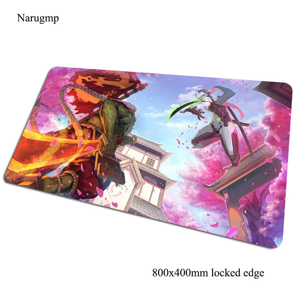Overwatch pelės kilimėlis 80x40cm, žaidimų pelės kilimėlis, Helovino dovana, didelis pelės kilimėlis žaidėjams, kompiuterio stalo kilimėlis, notebook pelės kilimėlis PC