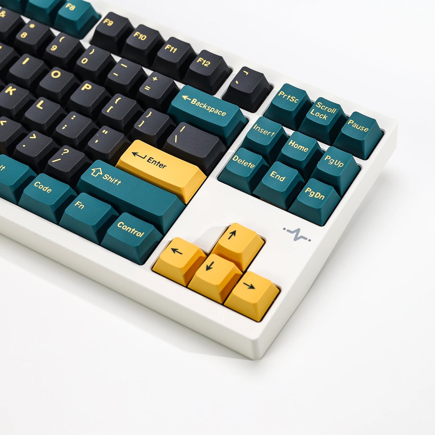 KBDiy GMK MarrsGreen Tastenkappen Retro PBT ISO Double-Shot Cherry-Profil Tastenkappen für MX-Switches Mechanische Gaming-Tastatur-Tastenkappen