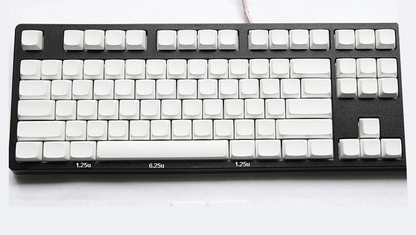 NPKC Blank XDA Keycaps Planck Preonic 61 75 87 108 Keyset Thick PBT Material for Cherry MX Mechanical Keyboard