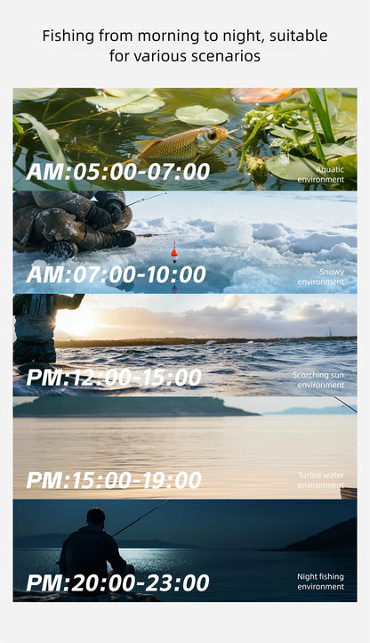 CAPONI polariserade solglasögon för män, utomhus- och sportfiske, fyrkantiga, olje- och vattenavvisande, blå HD-linser, svarta glas, CP36505