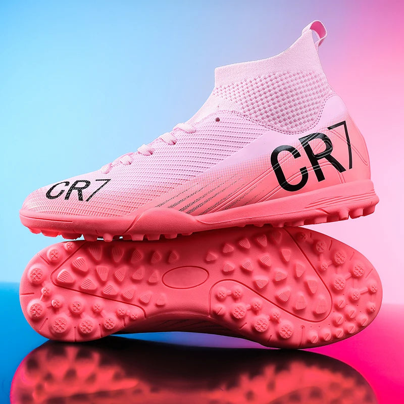 Nouvelles chaussures de football pour hommes, chaussures de soccer de haute qualité, crampons, chaussures de futsal professionnelles pour femmes, vente chaude, baskets unisexes ultra-légères TF/FG