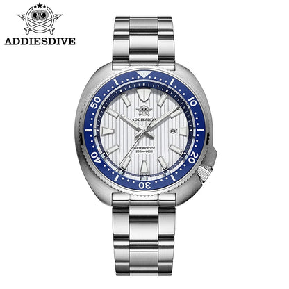 ADDIESDIVE Men's Diving Watch 200 Waterproof Sapphire Glass Quartz Watch BGW9 Luminous Stainless Steel Business Fashion Watch