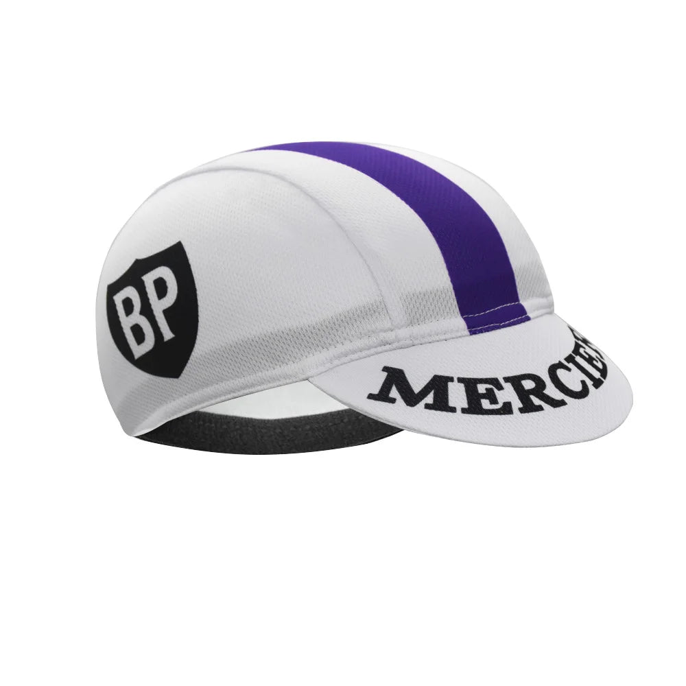 Retro PDM Cycling Cap Classics Road Bicycle Hat Mercier Bike Headwear Breathable Men and Women Gorra Ciclismo