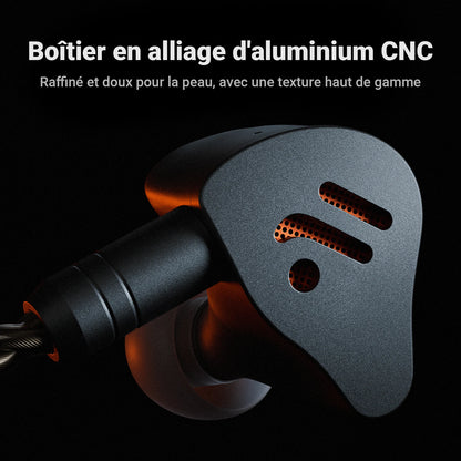 Fosi Audio IM4 Hifi Wired Earphones Open-Back Dynamic Drivers IEM Headphones For Music Monitoring Gaming Earbuds