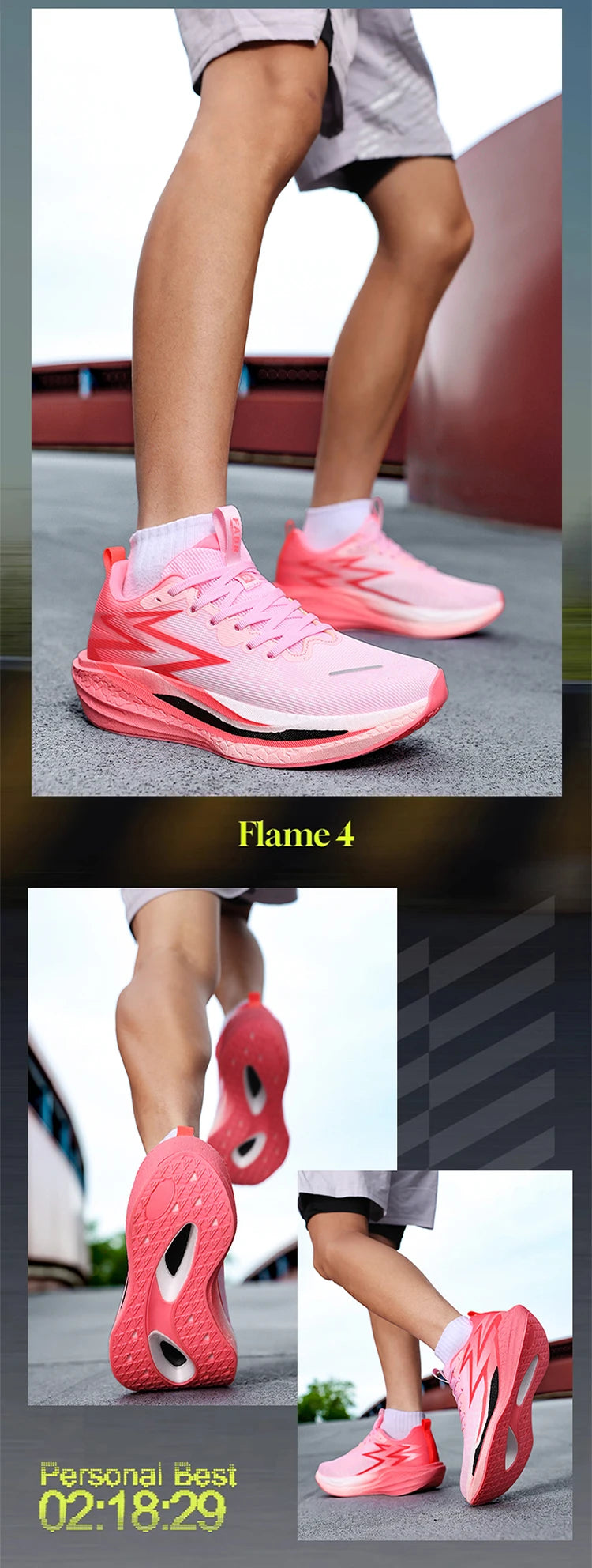 Pánské běžecké boty Marathon s karbonovou deskou, speciální sportovní, prodyšné a lehké dámské pohodlné atletické tenisky Chunta