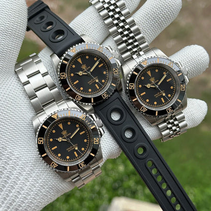 STEELDIVE SD1954V Ceramic Bezel 41MM Stainless Steel Case 300M Waterproof Vintage Luminous NH35 Automatic Men's Dive Watch