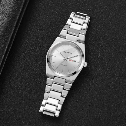 Luxury Mens Calendar Quartz Wristwatches Fashion Men Business Watches Clock Gift Reloj Hombre（Without Box）