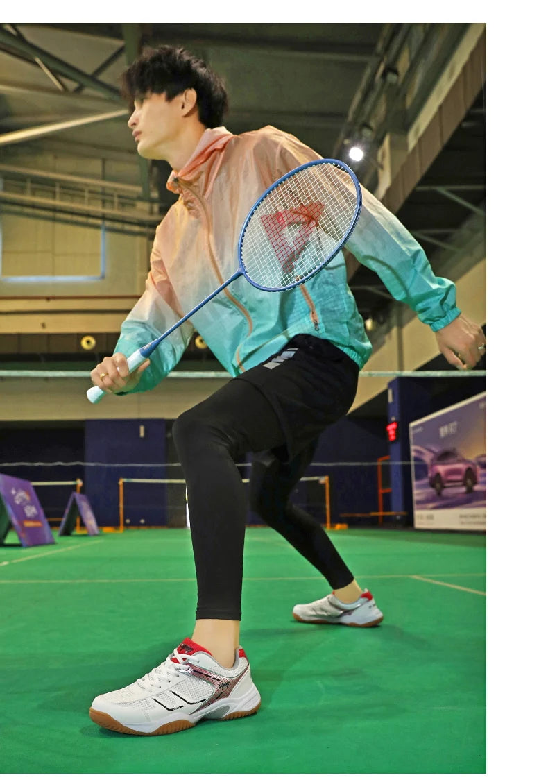 Scarpe professionali da badminton 2025, nuove sneakers da tennis da uomo, traspiranti e antiscivolo, scarpe sportive da pallavolo per uomo e donna