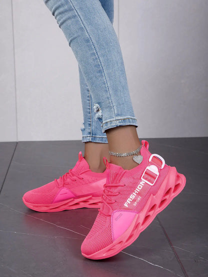 Modieuze paarse casual sneakers in de aanbieding voor dames en heren – Blade hardloopschoenen, grote maat 48, lichte ademende sportschoenen voor heren, mesh sneaker