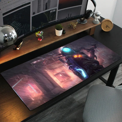 Tappetino mouse Ana Shrike Overwatch, tappetino da scrivania con imbottitura, accessori gaming Prime Gaming, tappetino XXL per tastiera