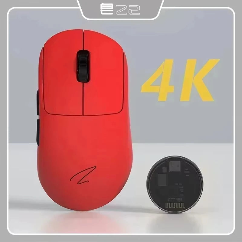 Zaopin Z2 Wireless Mouse 3 Mode Paw3395 4k Return Lightweight ESports Mouse Custom Computer Gaming PC Gamer Accessory Mice Gifts