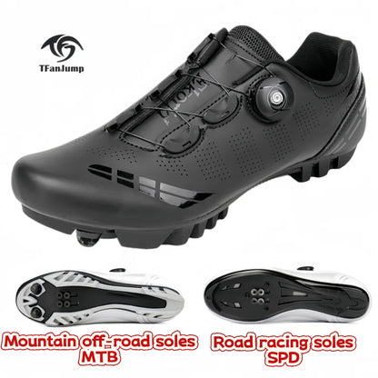 Zapatillas de ciclismo de montaña para hombre MTB, transpirables, antideslizantes, de alta dureza, aptas para carreras en carretera al aire libre y rutas de montaña off-road 37-46