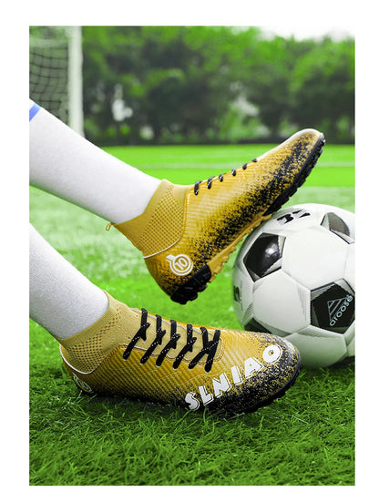 Men's Soccer Shoes Kids Football Boots Women's Professional Soccer Cleats Anti-skid Football Shoes TF/FG Outdoor Football Shoes