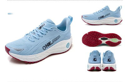 ONEMIX casual hardloopschoenen, ademende zomer-joggingschoenen voor heren, lichte gymschoenen voor dames, outdoor sportschoenen voor heren met demping