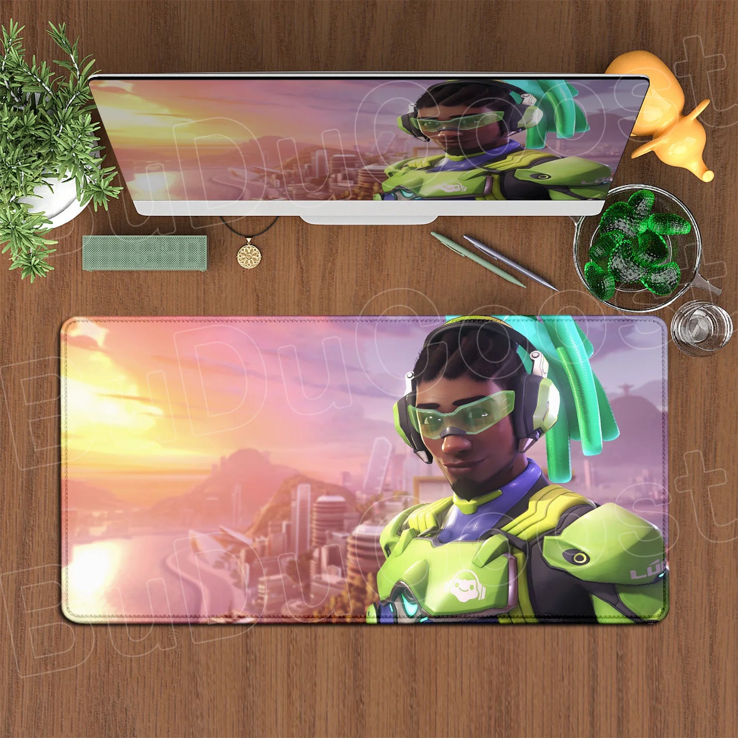 Large XXL DIY Cool  Overwatch Mouse Pad Keyboard Table Gaming Accessories Non-Slip Rubber Edge locking spped Laptop Rug desk Mat