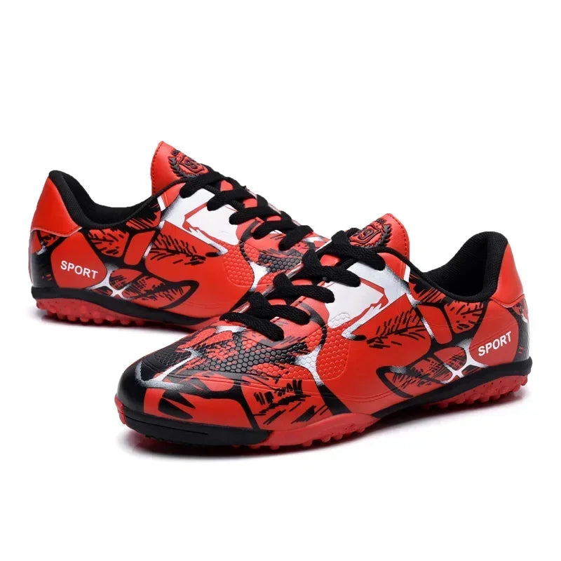 New Men Kids Soccer Shoes Cleats Ultralight Football Boots Boys Non-Slip Grass Adult Professional Training Shoes Drop Shipping