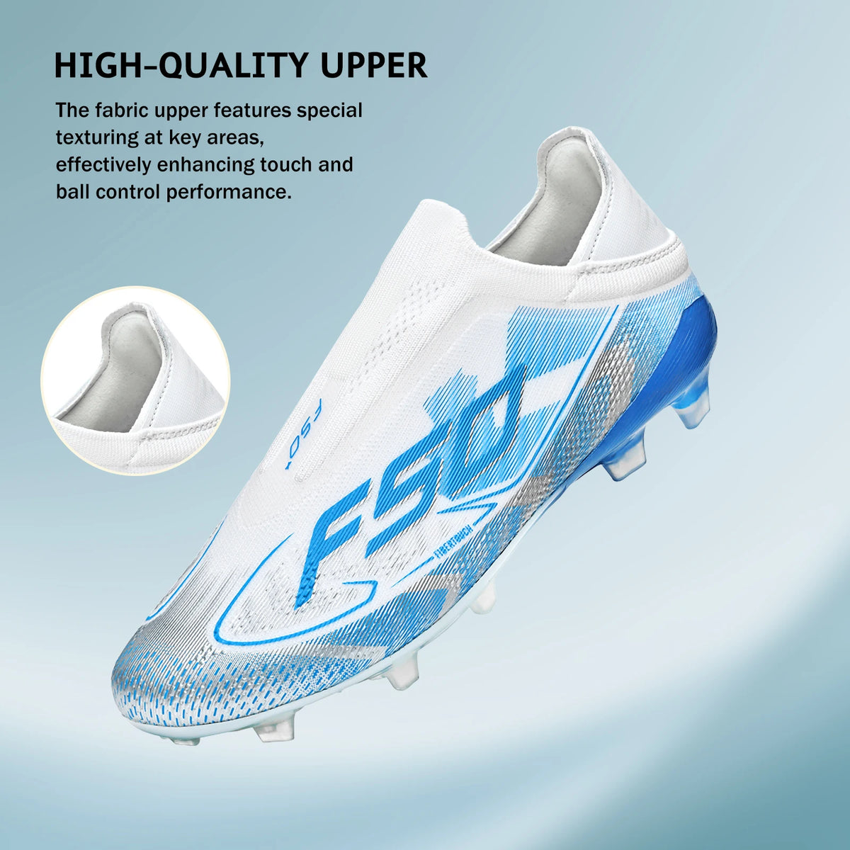 AG/FG Soccer Cleats for Men Women Kids Youth PU Fabric Upper TPU Sole Non-Slip Wear-Resistant for Natural Grass Sports Pitch Tra