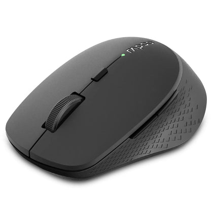 Rapoo M300G Multi-Mode 2.4G Wireless and Bluetooth 4.0/5.0 Wireless Mouse 2400DPI Ergonomic Silent Mouse for Computer PC Laptop
