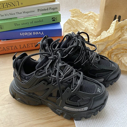 Brand Design Sneakers for Men, Fashion New Men's Chunky Sneakers, Male and Female Dad Shoes, Trendy Girls' and Boys' Casual Sports Shoes