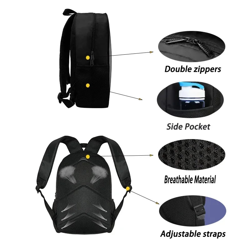 Beliebter FortniteS Schulrucksack für Kinder mit Umhängetasche und Federtaschen – Schultaschen für Jungen und Mädchen, ideales Geschenk