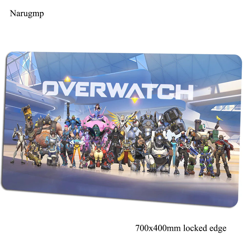 Overwatch mouse pad 700x400x3mm gaming mousepad anime Personality office notebook desk mat Boy Gift mouse pad games PC gamer mats