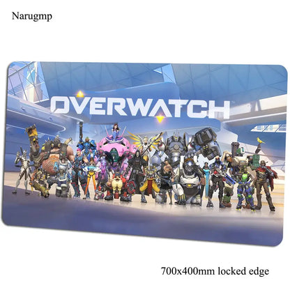 Overwatch mouse pad 700x400x3mm gaming mousepad anime Personality office notebook desk mat Boy Gift mouse pad games PC gamer mats