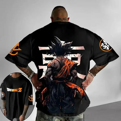 Dragon Ball Japanese Anime Printed Men's T-Shirt Majin Buu Boys Children Harajuku Short Sleeve Kids Goku T-shirt Summer Clothing