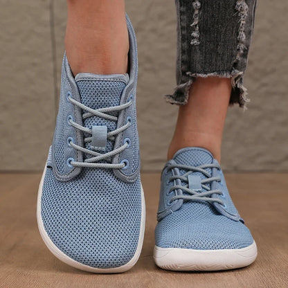 Women's Walking Flat Shoes Soft Mesh Suitable for Travel Wide Palms Lightweight Support Fitness and Leisure Sports Shoes for Men
