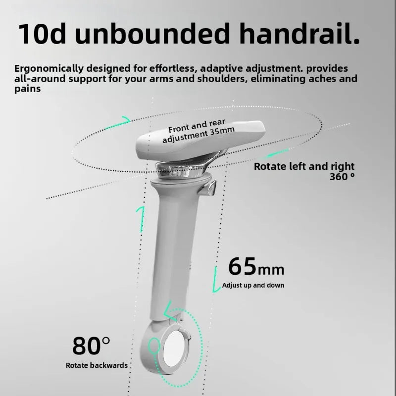 Portable Minimalist Ergonomic Chair 10D Armrest Computer Chair Office Chair Study Chair Gaming Chair Gravitysturdy and durable