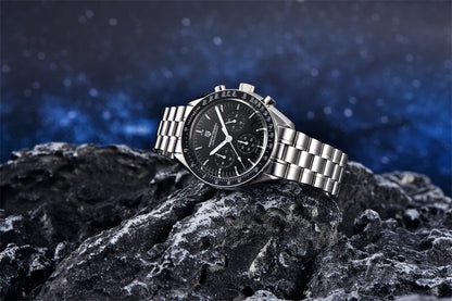PAGANI DESIGN 2026 New Moon Watch For Men Quartz Multifunction Chronograph Sports Mens Watches Top Brand Luxury Sapphire Mirror