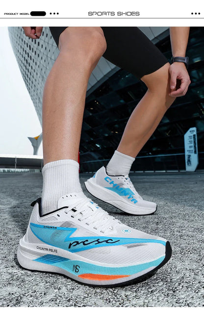 Running Shoes Carbon Plate Marathon Men Specialty Sports Breathable Lightweight Women's Comfortable Athletic Chunta Sneakers