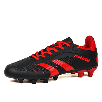Nuove scarpe da calcio da uomo e donna, scarpe sportive per interni ed esterni con tacchetti lunghi e spezzati per allenamento su tappeto da calcio