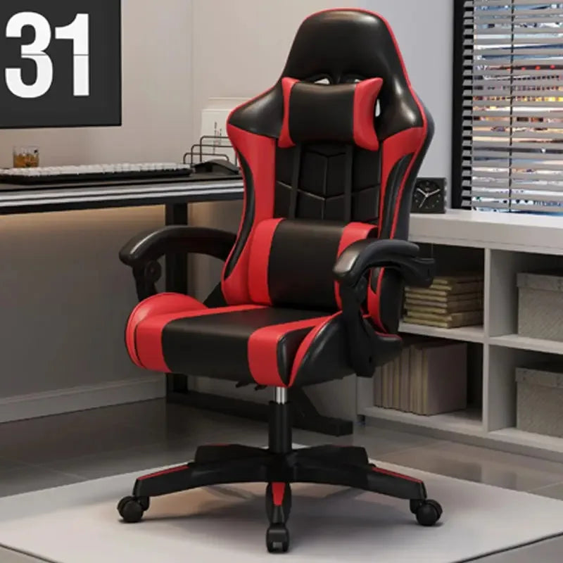 Ergonomická herní židle pro home office, dlouhé hodiny a streamery, nastavitelná, polohovatelná, lehká a odolná