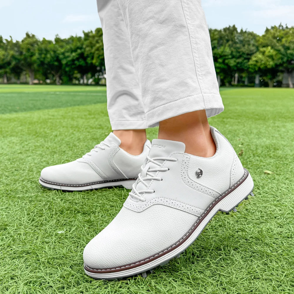 New Men Golf Shoes, Professional Golfers Shoes, Waterproof Comfortable Golf Footwear, Non-Slip