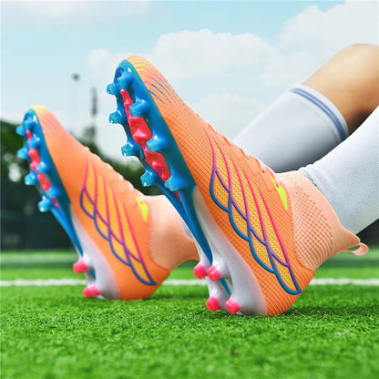 Scarpe da calcio professionali da uomo, sneakers sportive outdoor, scarpe da calcio per adulti, tacchetti da calcetto Society, ultraleggere per allenamento calcistico