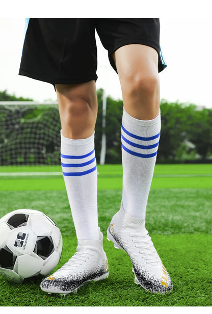 Men's Soccer Shoes Kids Football Boots Women's Professional Soccer Cleats Anti-skid Football Shoes TF/FG Outdoor Football Shoes
