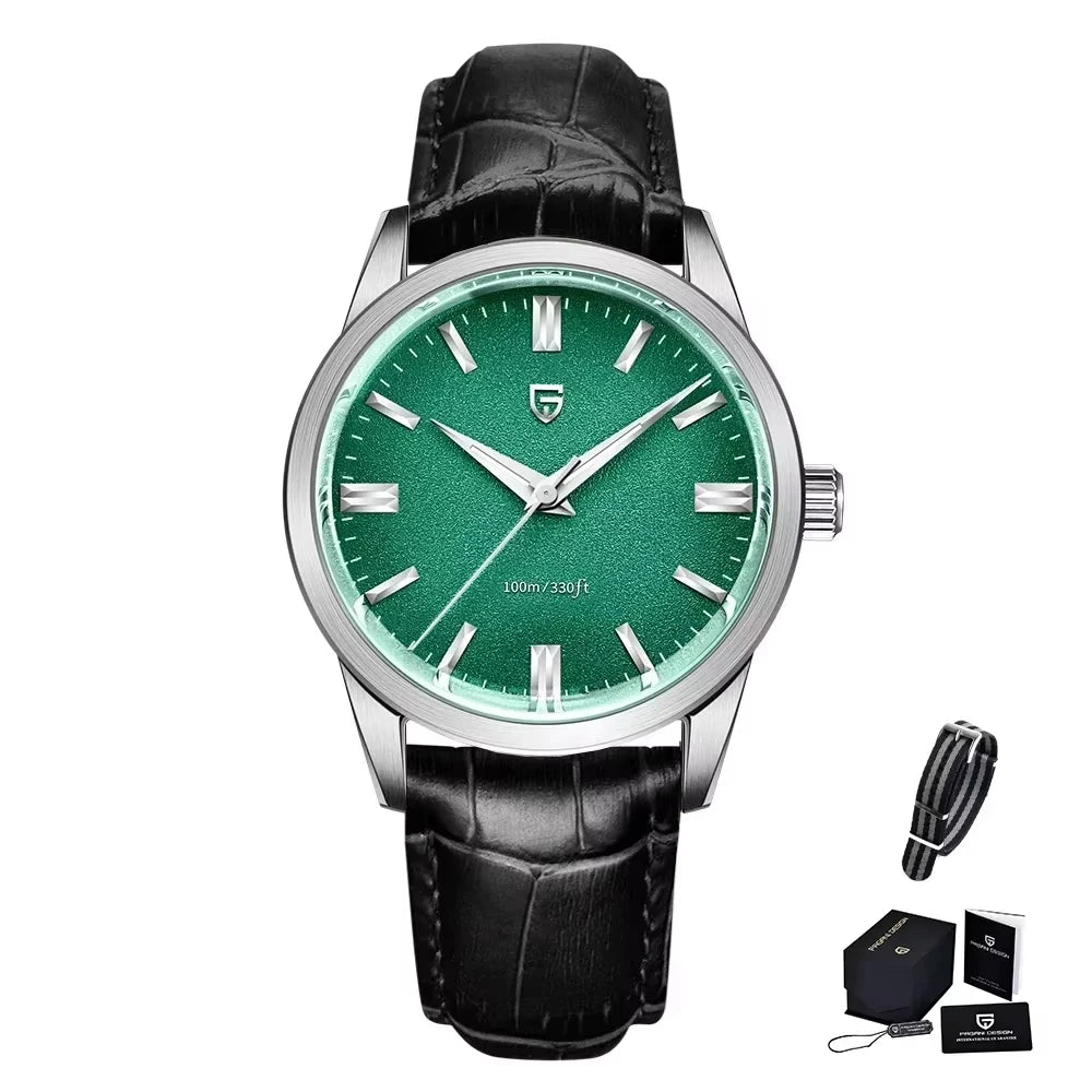 2025 PAGANI DESIGN 38MM Men's Classic Fashion Quartz Watches PD1731 VH31 Mov Stainless Steel Sport Waterproof Clock reloj hombre