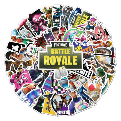 Victory Royale Student Boys Girls Fortnite Capacity Pencil Stationery Case Peely Llama Hero Children's Pen Box Kids Teen Bags