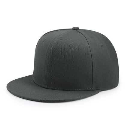 Casquette ajustée entièrement fermée, taille New York Plus Large, style « trucker » pour homme, visière plate, style hip-hop, unie, à fermeture à pression, sans logo, visière plate, bord large, style Era