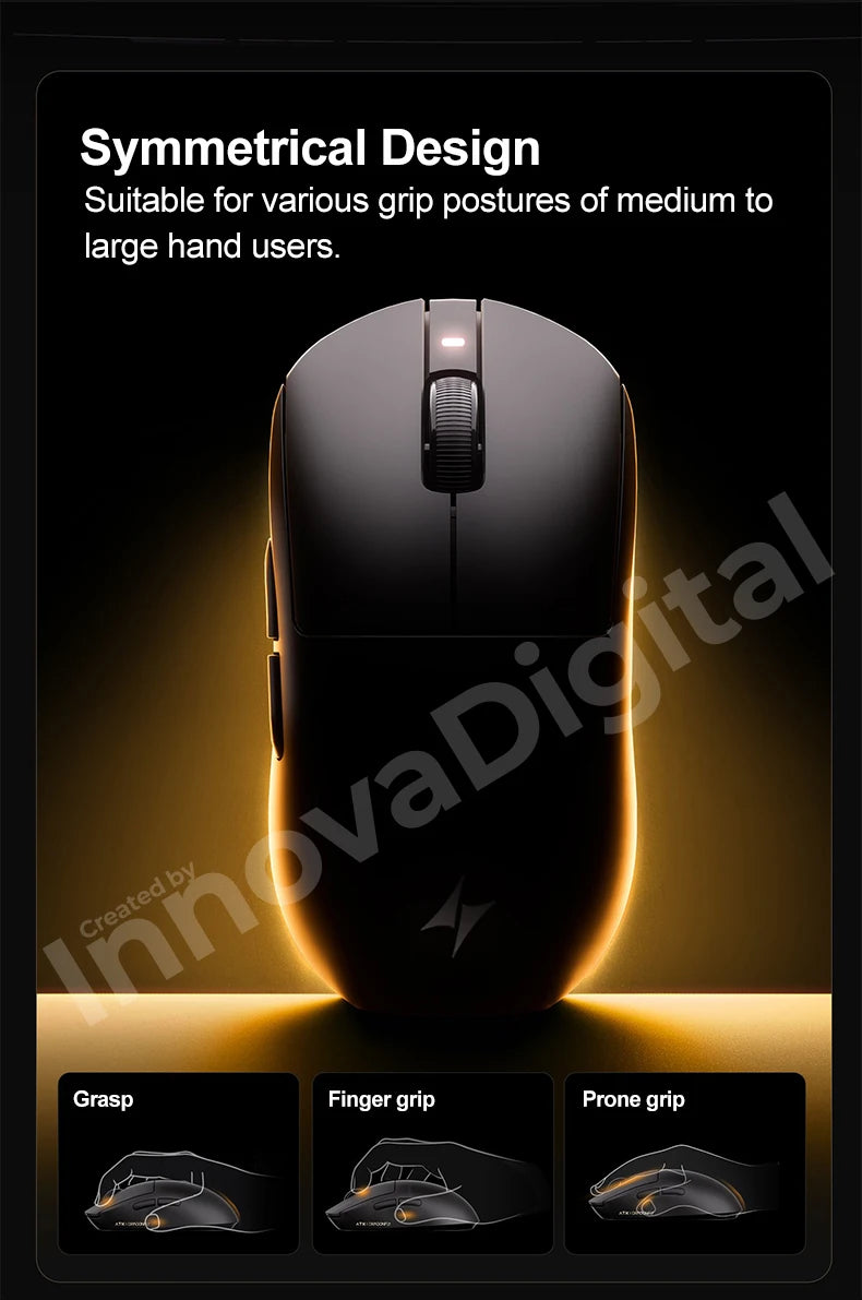 ATK Dragonfly A9 Ultimate bezdrátová herní myš A9 Air PAW3950 ultralehká ergonomická e-sportovní myš pro hráče FPS CSGO A9 Ultra