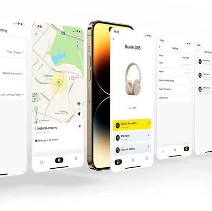 Baseus Bowie D05 Headphones Wireless Earphone Bluetooth 5.3 Headset HiFI Stereo Fones Foldable Wireless Wired Dual Use Headphone