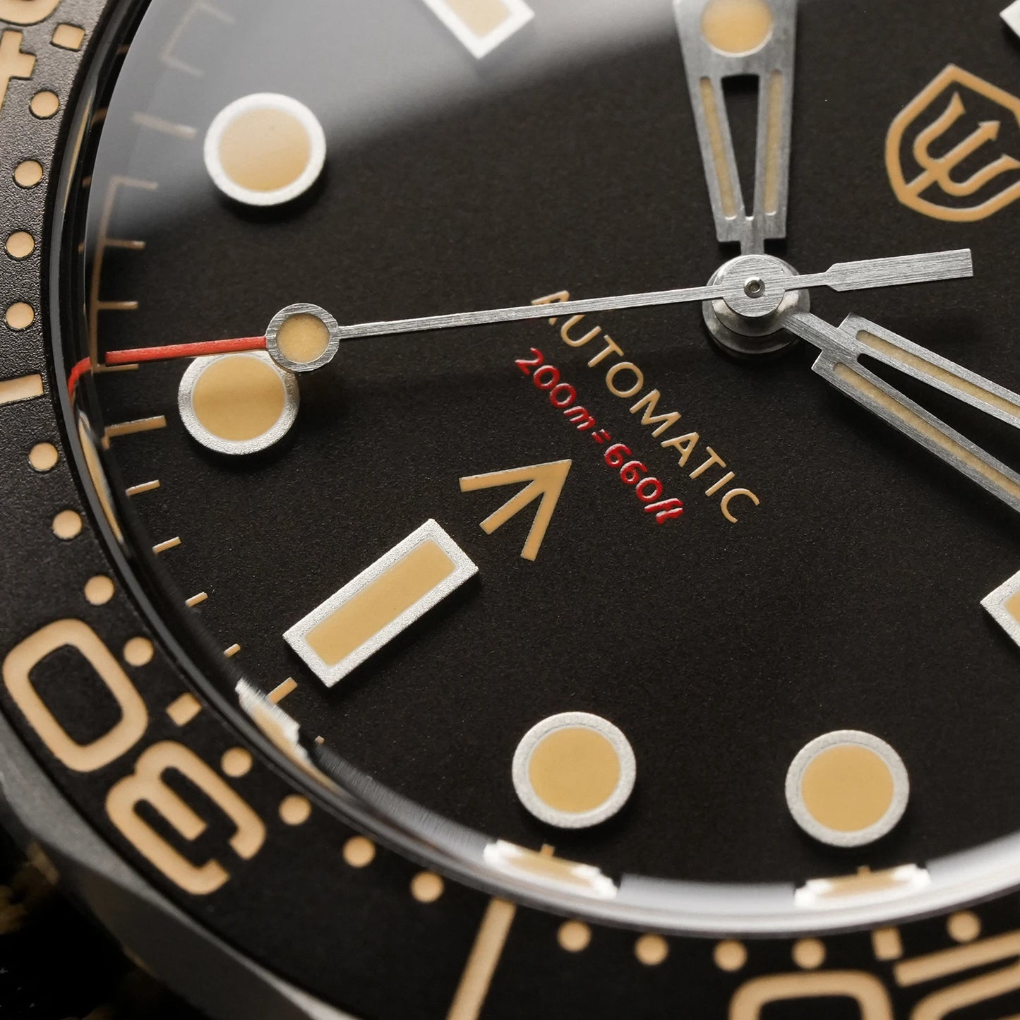Watchdives WD007 V2 39mm Titanium Dive Watch PT5000 Automatic Movement Luminous 200m Waterproof Domed Bubble Sapphire Watches